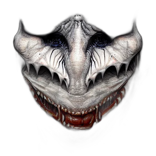 dragon, creature, mask, animal transparent PNG cut-out