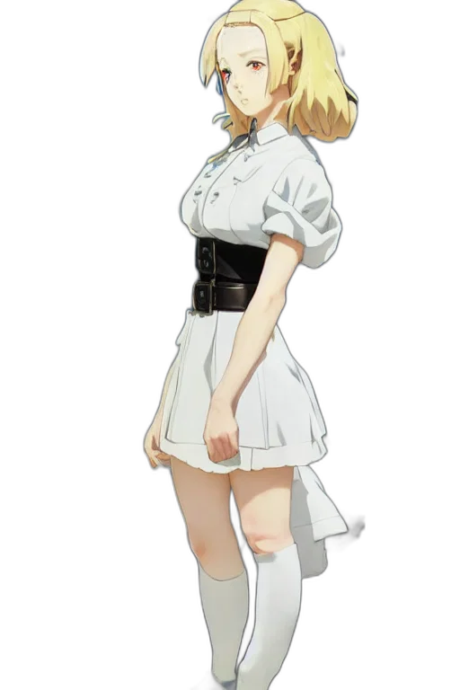dress, staff, jacket, weapon transparent PNG cut-out