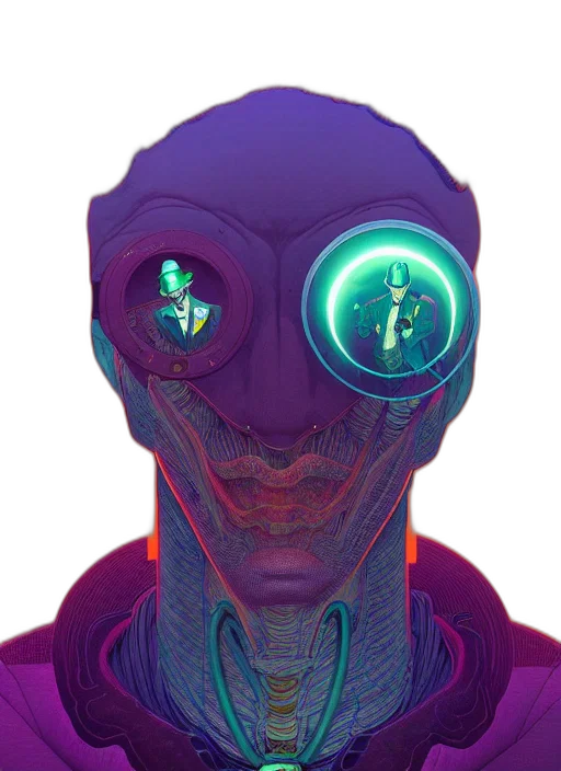 robot, face, mask, creature transparent PNG cut-out