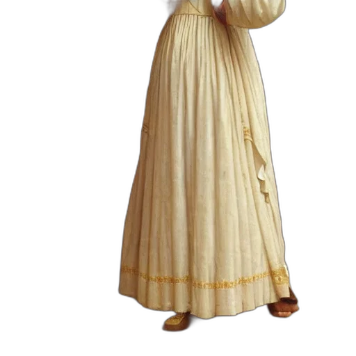 dress, staff, sword, jewelry transparent PNG cut-out