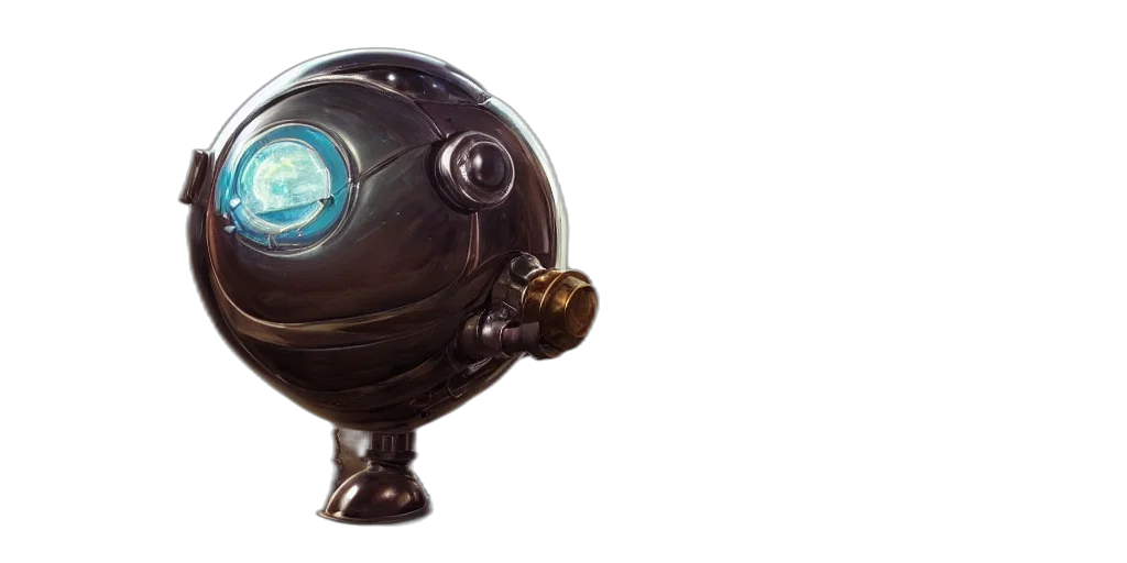 robot, mask, staff, concept art transparent PNG cut-out