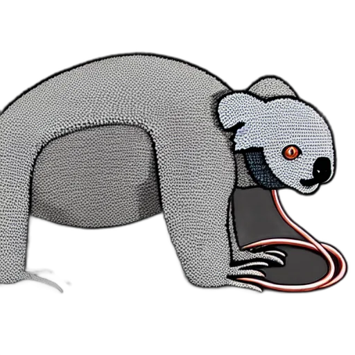creature, animal, staff, robot transparent PNG cut-out
