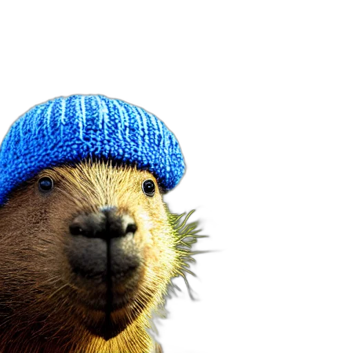 hat, animal, photorealistic, photograph transparent PNG cut-out
