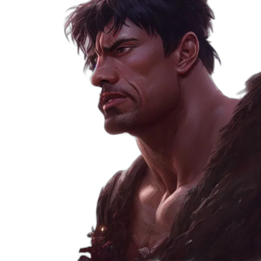 face, dragon, fantasy art, photorealistic, concept art, comic book art, earth tones, dark transparent PNG cut-out
