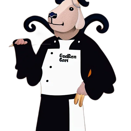 staff, cartoon, concept art, portrait, chef, gordon, ramsay, ram transparent PNG cut-out