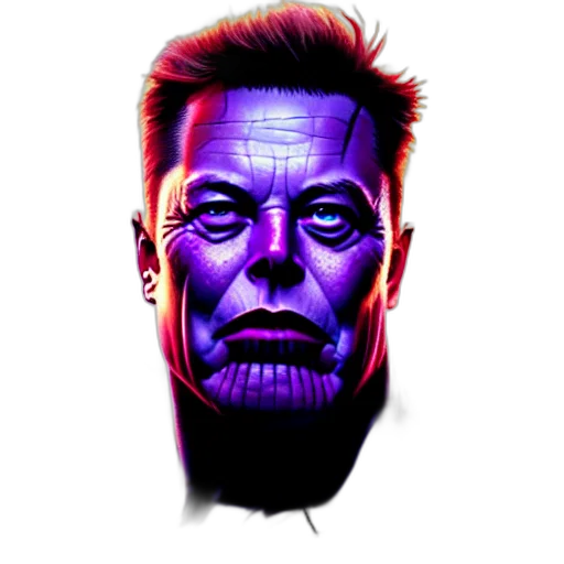 face, mask, robot, comic book art, pixel art, cyberpunk, concept art, elon transparent PNG cut-out