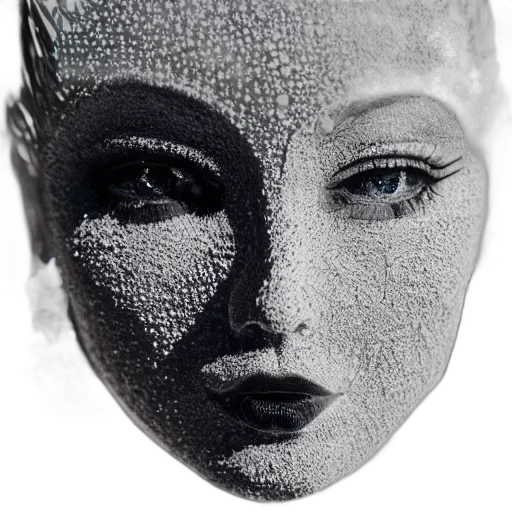 mask, face, jewelry, crown, photorealistic, 3d render, pencil sketch, concept art transparent PNG cut-out