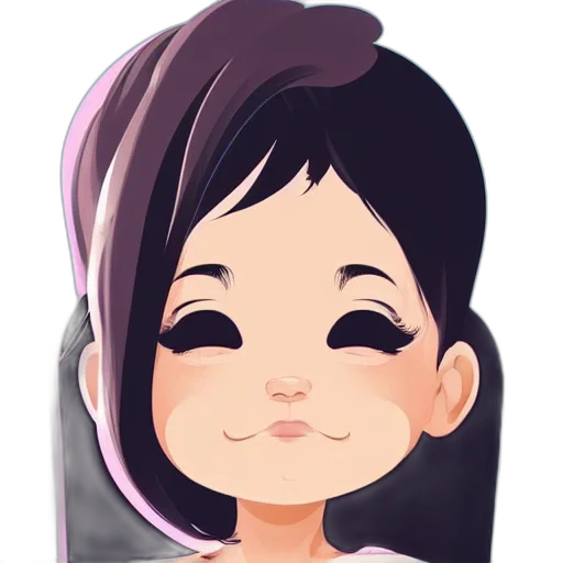 face, staff, cartoon, anime, pixel art, concept art, pastel, dark transparent PNG cut-out