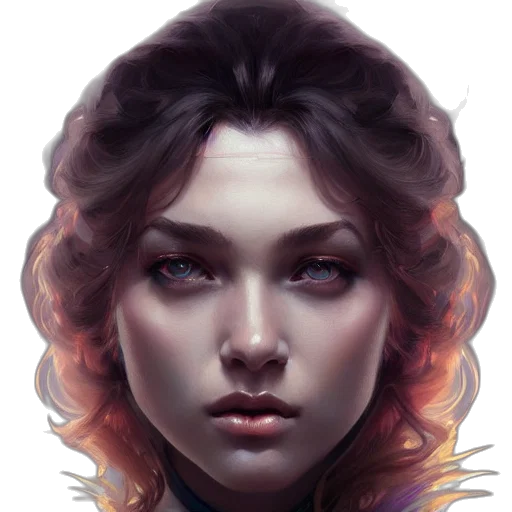 face, crown, fantasy art, concept art transparent PNG cut-out