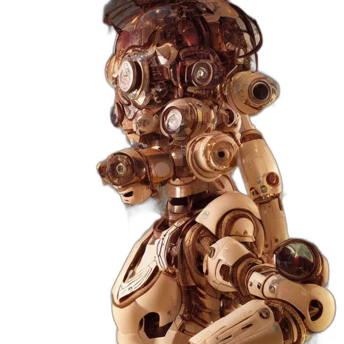 robot, mask, staff, face transparent PNG cut-out