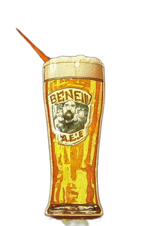 bottle, watercolor, pixel art, comic book art transparent PNG cut-out