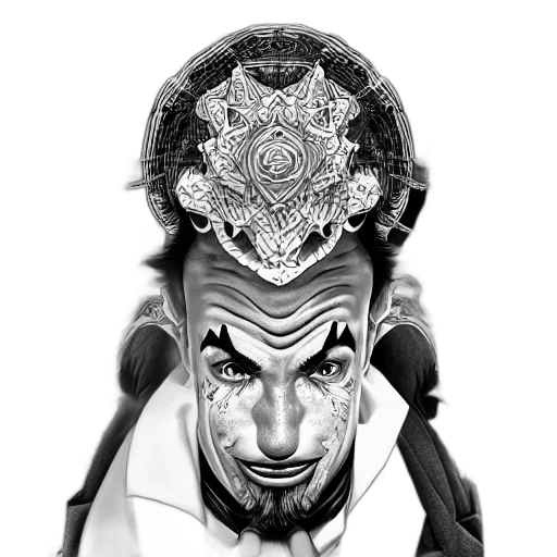 face, crown, mask, staff transparent PNG cut-out