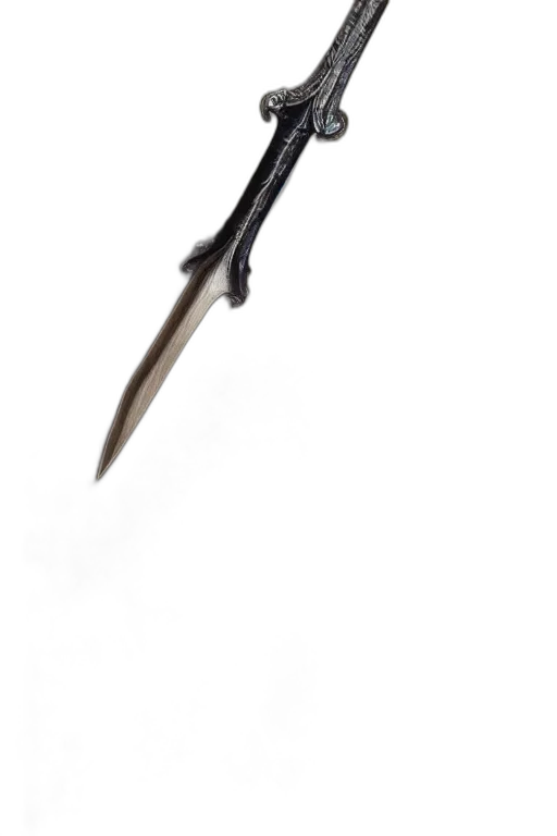 staff, sword, weapon, hair, 3d render, concept art, photorealistic, fantasy art transparent PNG cut-out