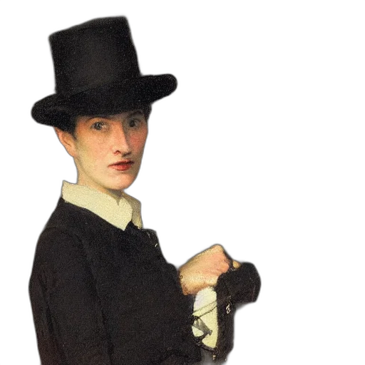 hat, staff, face, oil painting, photorealistic, concept art, pixel art, portrait transparent PNG cut-out
