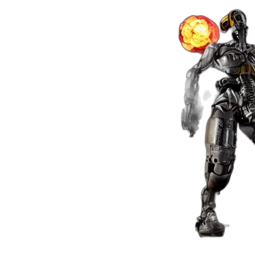 robot, weapon, staff, concept art transparent PNG cut-out
