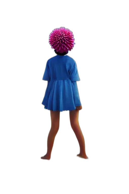 dress, hair, umbrella, creature, 3d render, concept art, photorealistic, underwater transparent PNG cut-out
