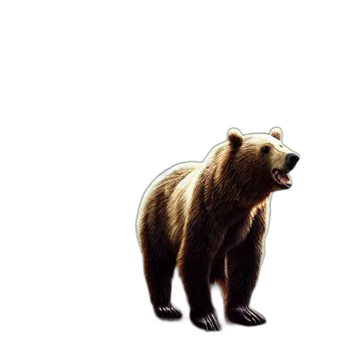 animal, creature, staff, concept art, pixel art, photorealistic, 3d render, brown transparent PNG cut-out
