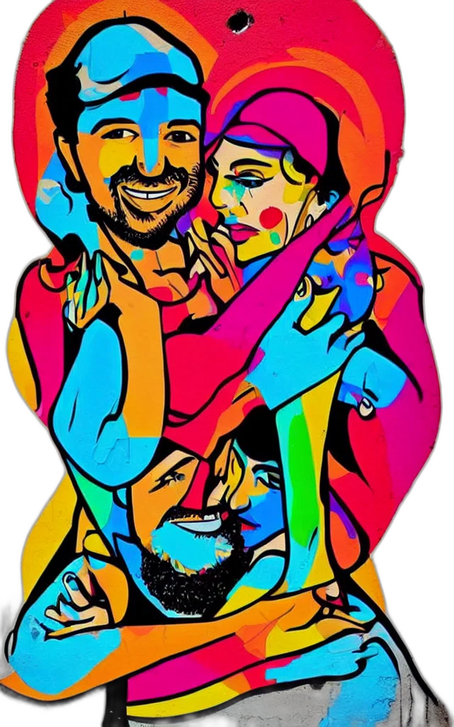 cartoon, comic book art, pixel art, watercolor, neon lights, outer space, neon, colorful transparent PNG cut-out