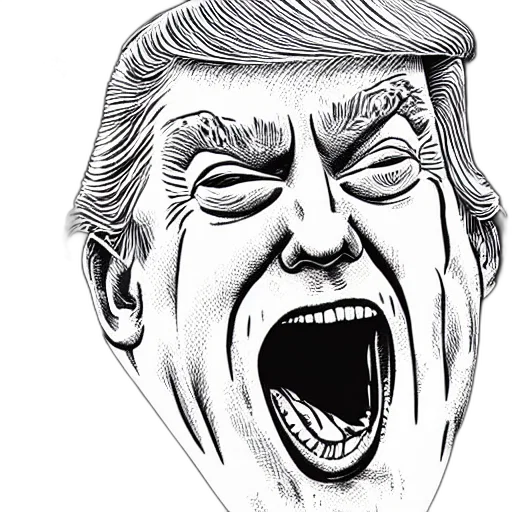 mask, face, creature, comic book art transparent PNG cut-out