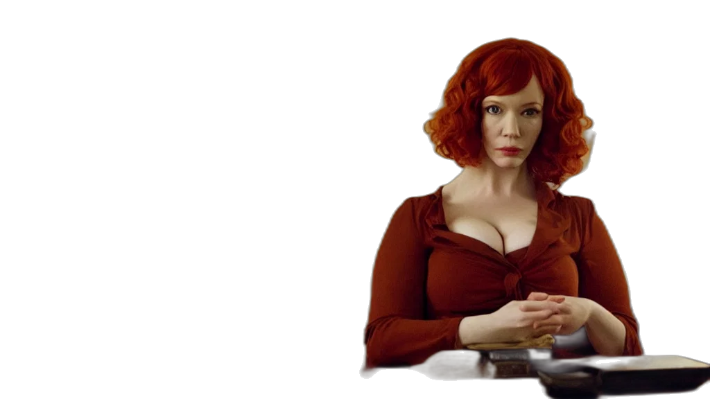 dress, fire, christina, hendricks transparent PNG cut-out