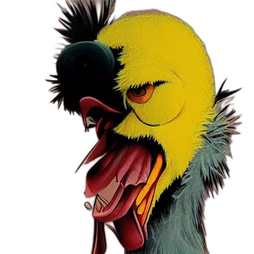 animal, mask, staff, creature transparent PNG cut-out