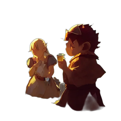 pixel art, concept art, watercolor, anime transparent PNG cut-out