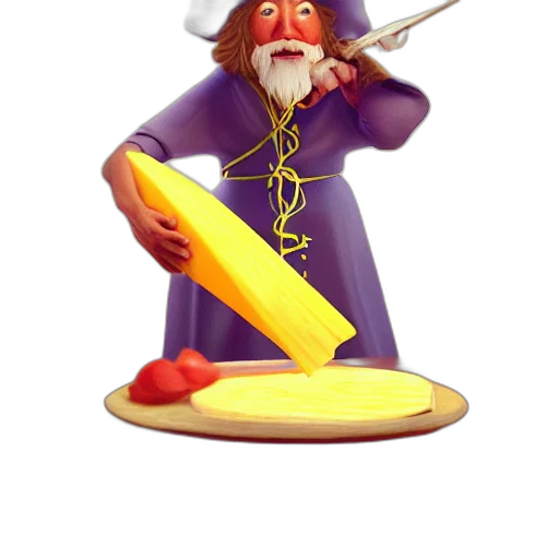 staff, sword, weapon, crown, 3d render, concept art, fantasy art, cheese transparent PNG cut-out