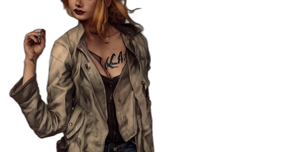 jacket, dress, concept art, photorealistic transparent PNG cut-out