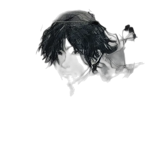 mask, hair, face, creature transparent PNG cut-out