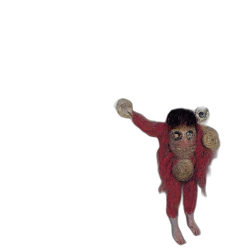 creature, staff, jewelry, animal, 3d render, concept art, outer space, fire transparent PNG cut-out