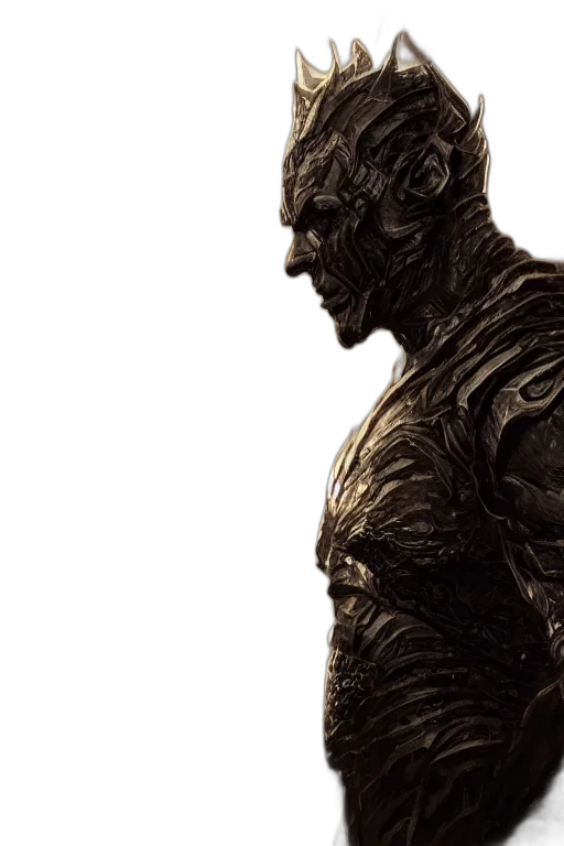 mask, face, creature, concept art, 3d render, comic book art, photorealistic, portrait transparent PNG cut-out