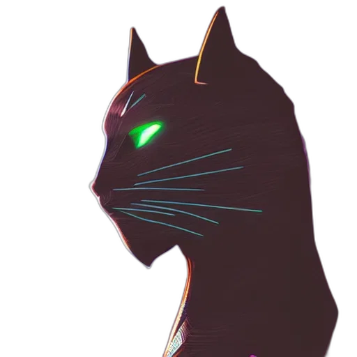 mask, animal, staff, creature, concept art, pixel art, cyberpunk, 3d render transparent PNG cut-out