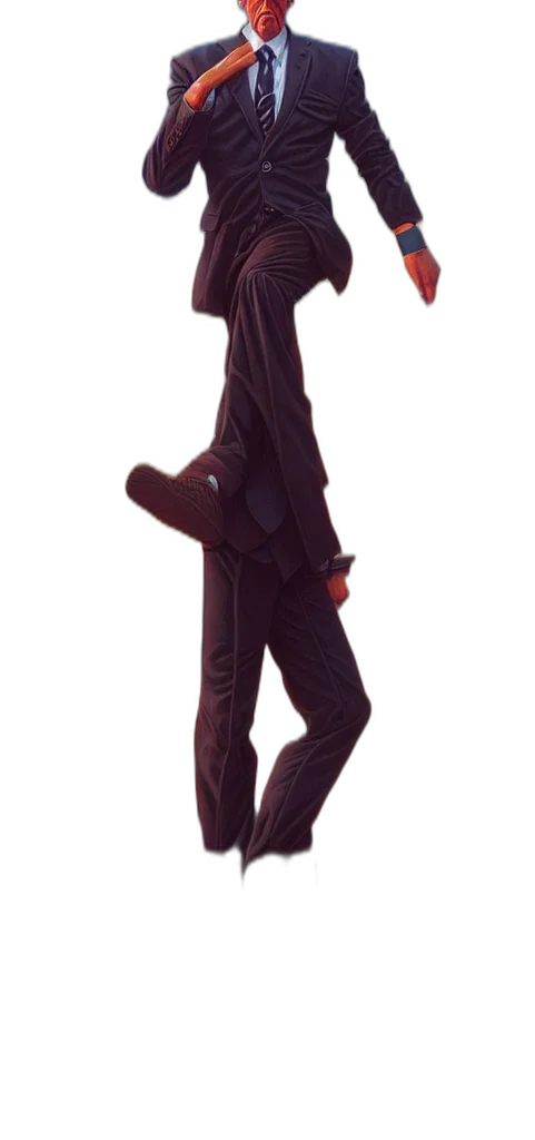 staff, jacket, robot, creature, concept art, 3d render, cartoon, pixel art transparent PNG cut-out