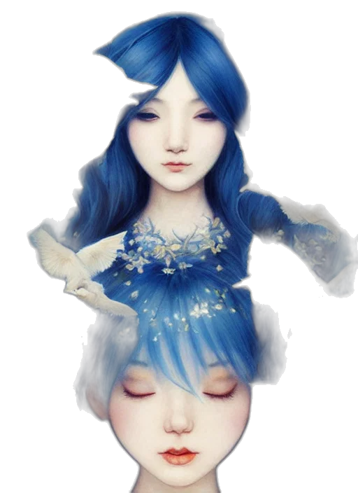 dress, crown, jewelry, fantasy art transparent PNG cut-out