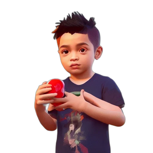 staff, food, 3d render, concept art transparent PNG cut-out