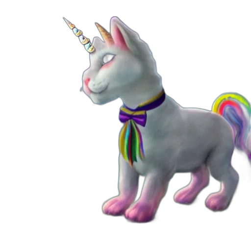 staff, animal, crown, dragon, 3d render, concept art, vaporwave, fantasy art transparent PNG cut-out
