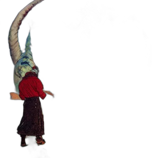 dragon, staff, creature, sword transparent PNG cut-out
