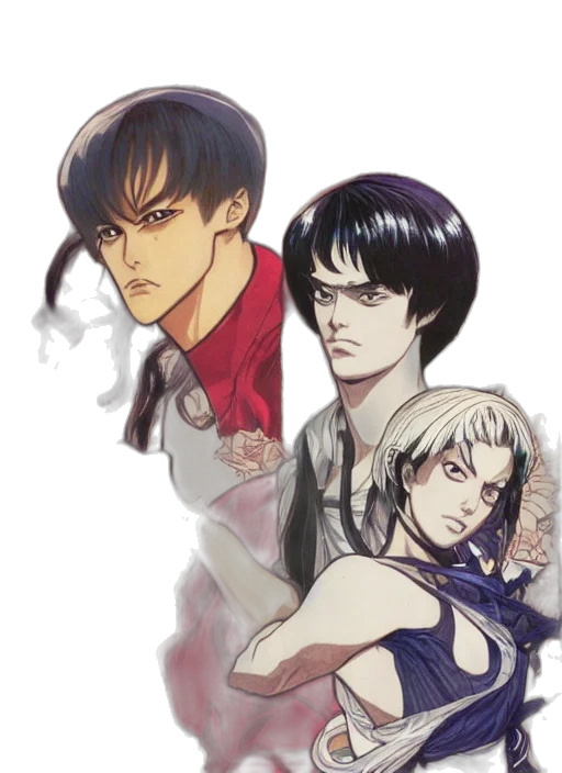 anime, concept art, comic book art, fantasy art transparent PNG cut-out