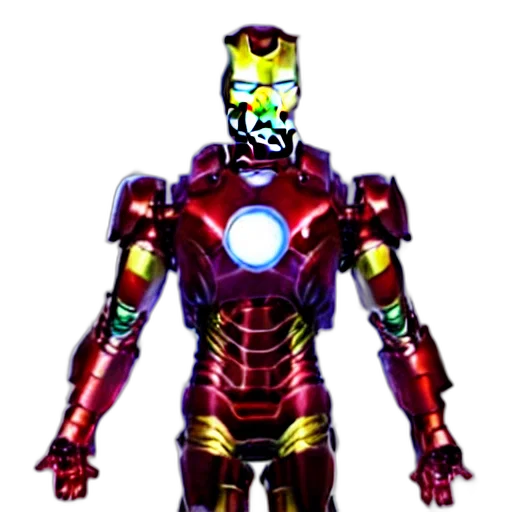 robot, mask, 3d render, comic book art transparent PNG cut-out