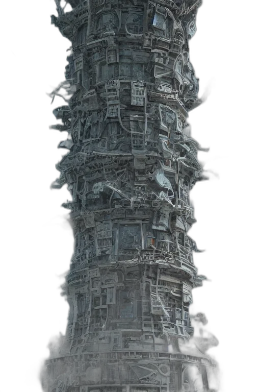 building, dress, weapon, robot transparent PNG cut-out