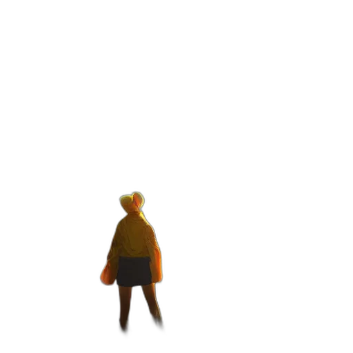 jacket, dress, robot, staff transparent PNG cut-out