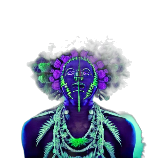 mask, crown, jewelry, face, concept art, fantasy art, 3d render, cyberpunk transparent PNG cut-out