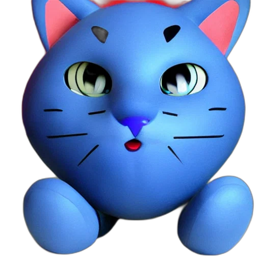animal, staff, face, 3d render transparent PNG cut-out