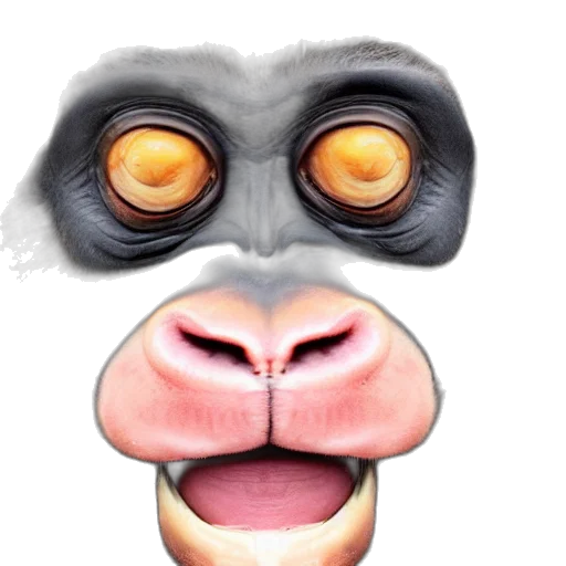 mask, face, animal, creature transparent PNG cut-out
