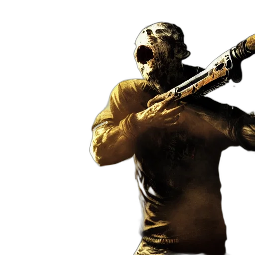 mask, weapon, concept art, 3d render, golden, dying, light transparent PNG cut-out