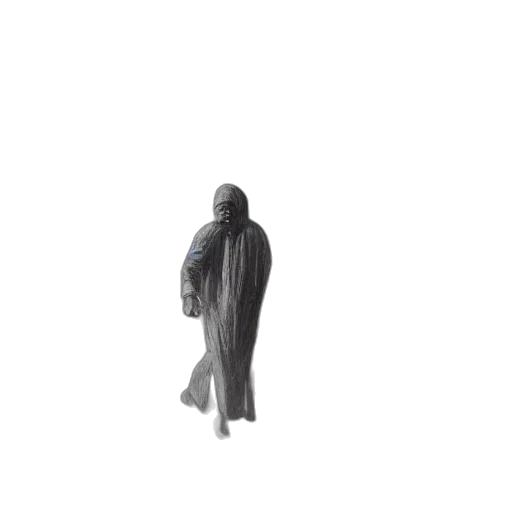 jacket, robot, creature, mask, 3d render, concept art, pixel art, photorealistic transparent PNG cut-out