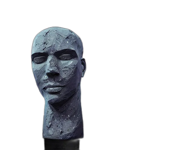 mask, face, staff, umbrella, photorealistic, 3d render, concept art, fantasy art transparent PNG cut-out