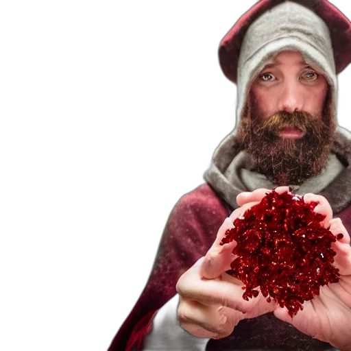 young, years, old, wizard, surrounded, ruby, shards, photography transparent PNG cut-out