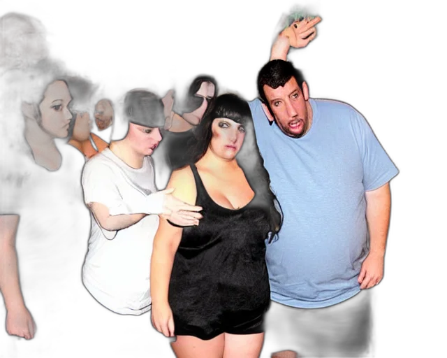 hat, dress, fat, gamer transparent PNG cut-out
