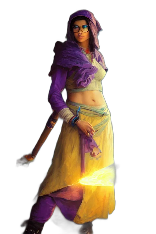 staff, dress, sword, concept art, fantasy art, 3d render, photorealistic, fire transparent PNG cut-out